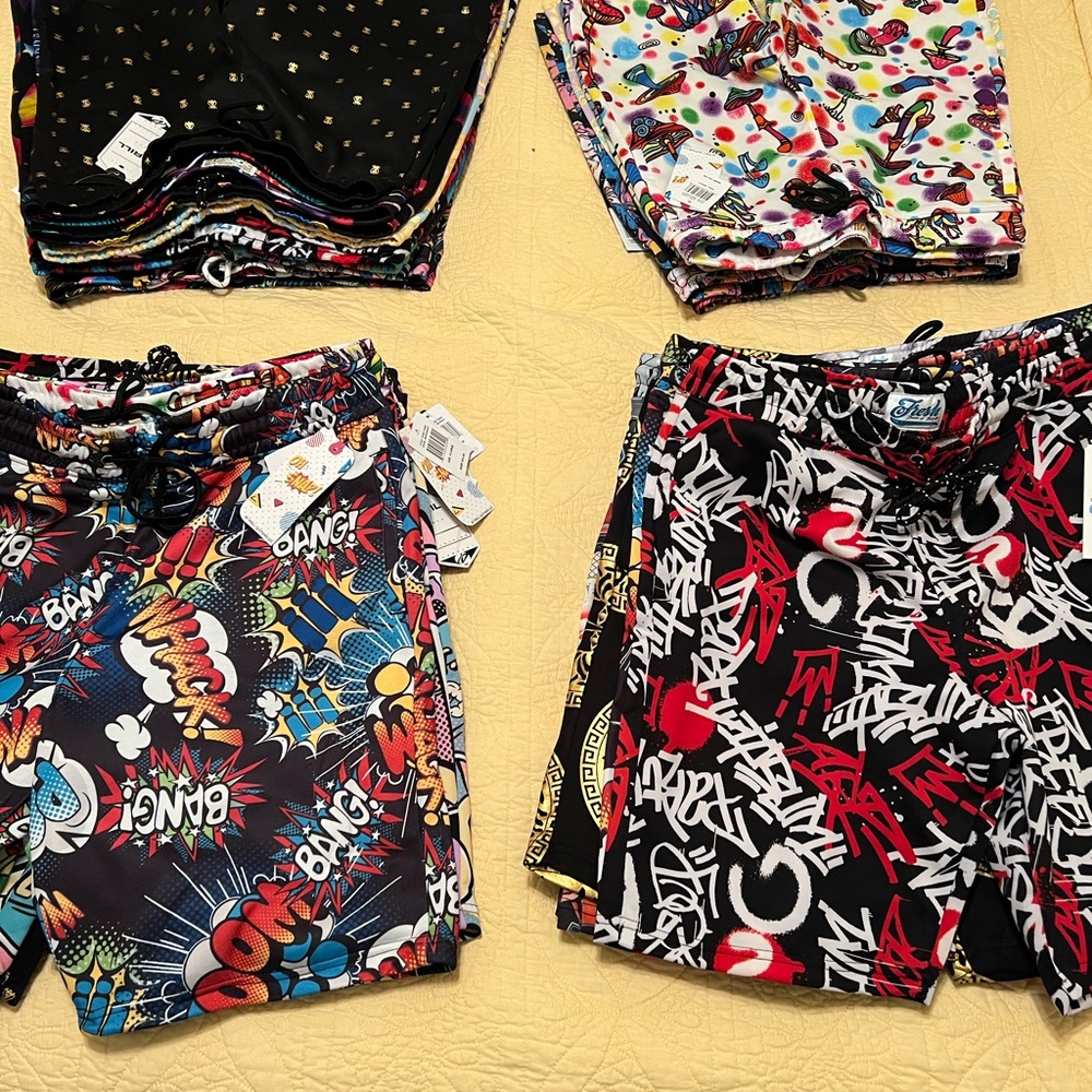$1 Big Bundle Listing Qty: 37 Men's Board Shorts by the Drill Clothing Company